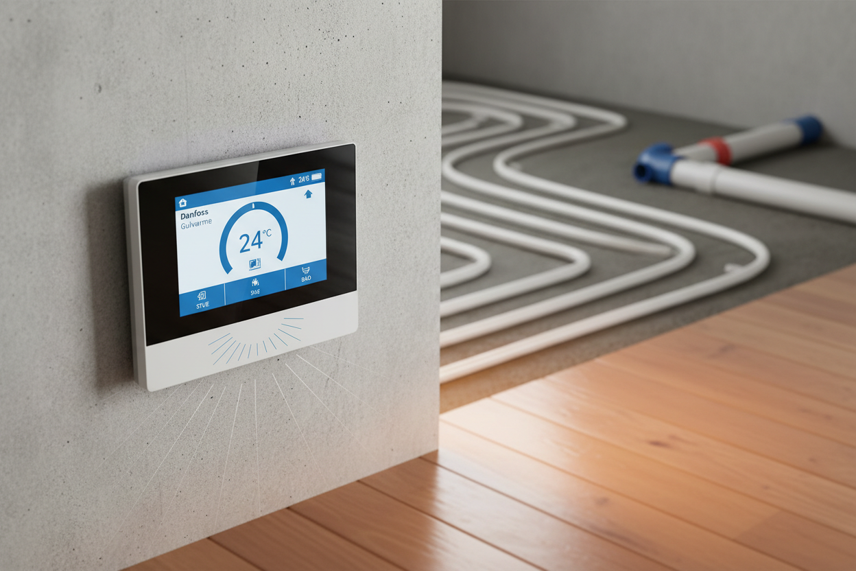 Optimal Komfort med Danfoss Gulvvarme Styring